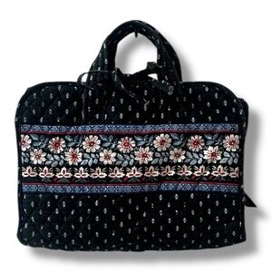 Vintage Vera Bradley Hanging Organizer Retired Alpine Black